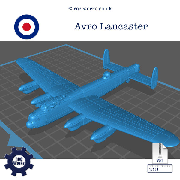 Avro Lancaster (STL file)