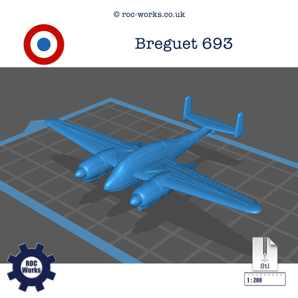 Breguet 693 (STL file)