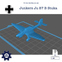 Junkers Ju 87 B Stuka (STL file)