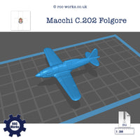 Macchi C.202 Folgore (STL file)