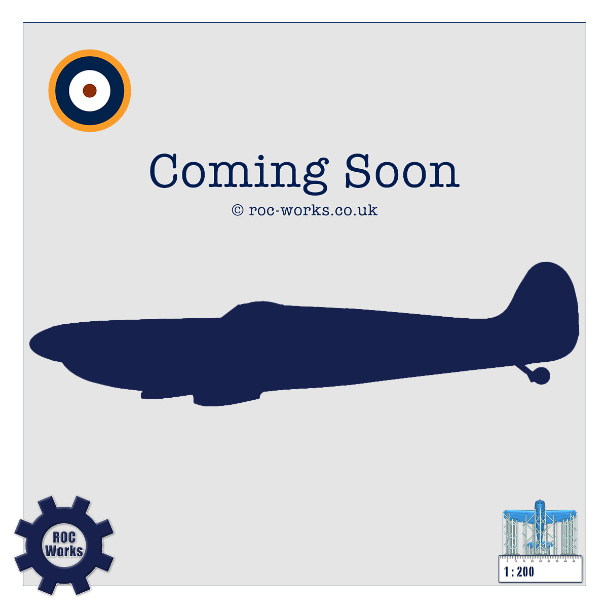 Supermarine Spitfire Mk 1/2 (resin print) – RocWorks