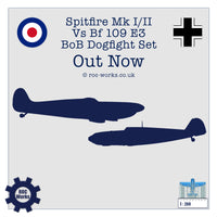 Spitfire MkI/II Vs Messerschmitt Bf109-E3 Dogfight Set