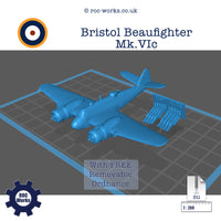 Bristol Beaufighter Mk.VIC (STL file)