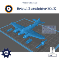 Bristol Beaufighter Mk.X (STL file)