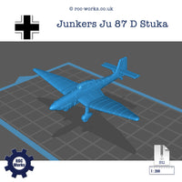 Junkers Ju 87 D Stuka (STL file)