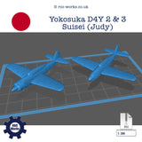 Yokosuka D4Y 2&3 Suisei (Judy) (STL files)