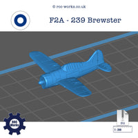 F2A - B239-E Brewster (STL file)