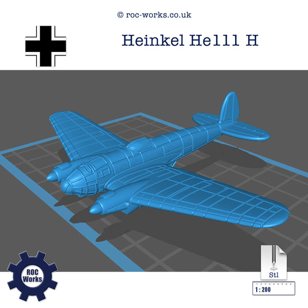 Heinkel He111 H (STL file)