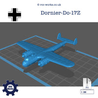 Dornier Do17Z (STL file)
