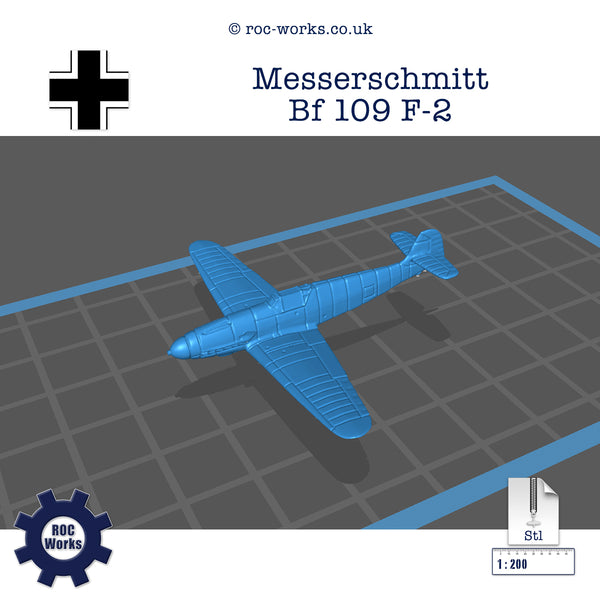 Messerschmitt Bf 109 F-2 (STL file)