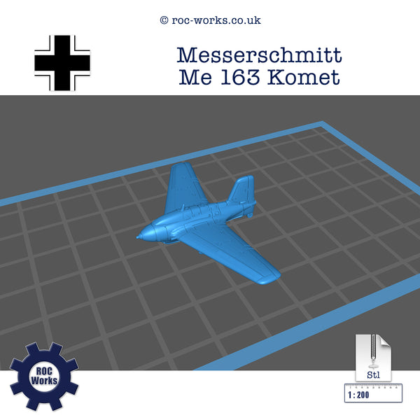 Messerschmitt Me 163 Komet (STL file)