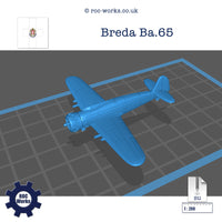 Breda Ba.65 (STL file)