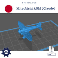 Mitsubishi A5M (Claude) (STL file)