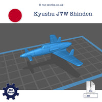 Kyushu J7W Shinden (STL file)