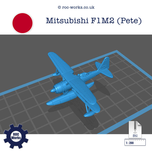 Mitsubishi F1M2 (Pete) (STL file)