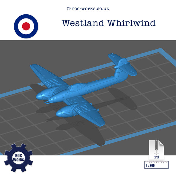 Westland Whirlwind (STL file)