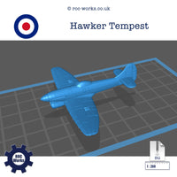 Hawker Tempest (STL file)