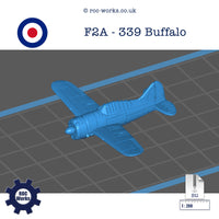 F2A - 339 Buffalo (STL file)