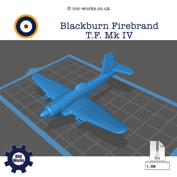 Blackburn Firebrand T.F. Mk IV (STL file)