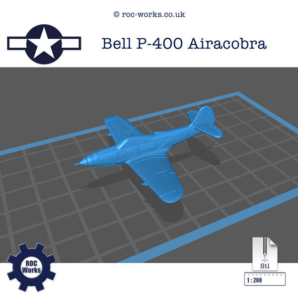 Bell P-400 Airacobra (STL file)