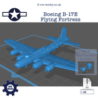 Boeing B-17E Flying Fortress (STL file)