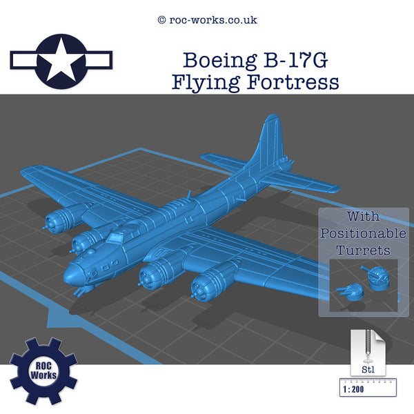 Boeing B-17G Flying Fortress (STL file)