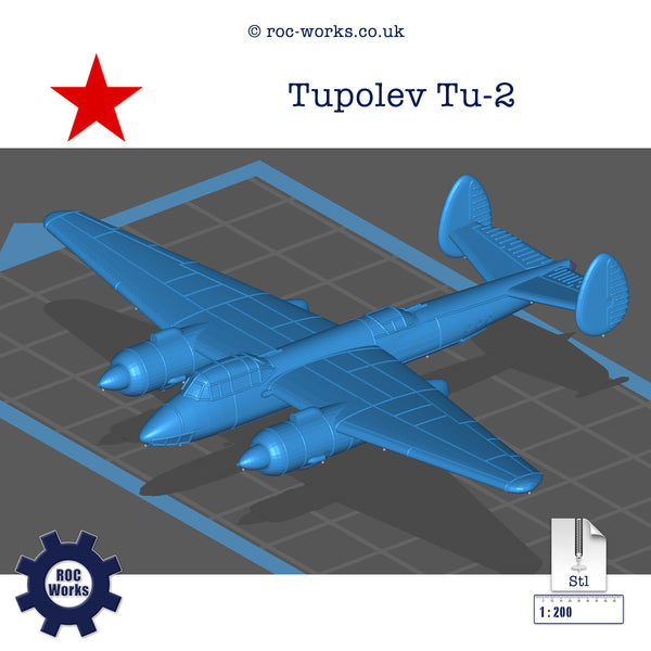 Tupolev Tu-2 (STL file)