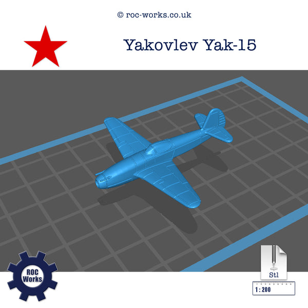 Yakovlev Yak 15 (STL file)