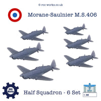 Morane-Saulnier M.S.406 (resin print)