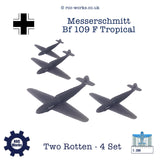 Messerschmitt Bf 109 F Tropical (resin print)