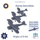 Fairey Swordfish (resin print)