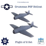 Grumman F6F Hellcat (resin print)